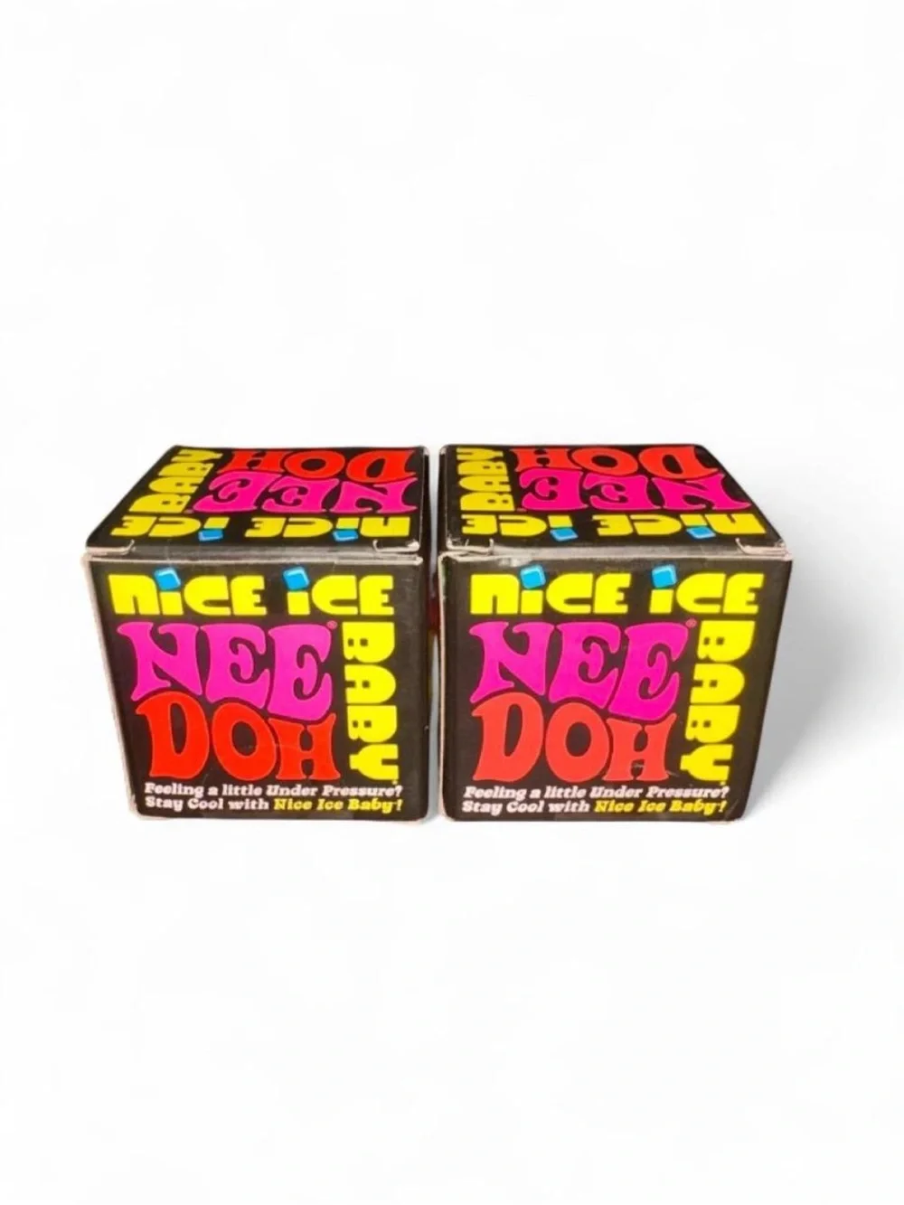 NEW viral rare Schylling NeedOh Nice Ice Baby small squishy Pink and Blue